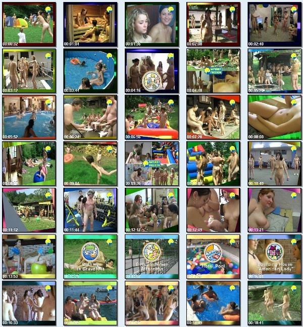 Merry Pool - Naturist freedom family nudism video [720×480 | 01:03:16 | 4 GB] [ヌーディズムコレクション]