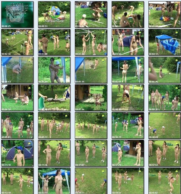 Summerhouse - Naturist freedom family nudism video [720×480 | 01:27:07 | 4.4 GB] [ヌーディズムコレクション]