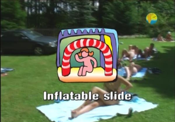 Inflatable Slide - Nudism family video  [720x480 | 00:55:01 | 1,5 GB] [ヌーディズムコレクション]