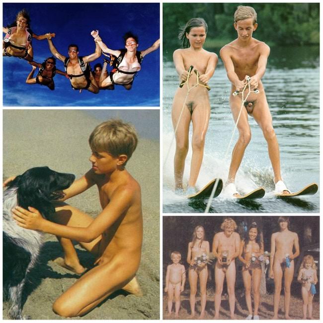 Retro family nudism gallery, adults and young nudists [ヌーディズムコレクション]