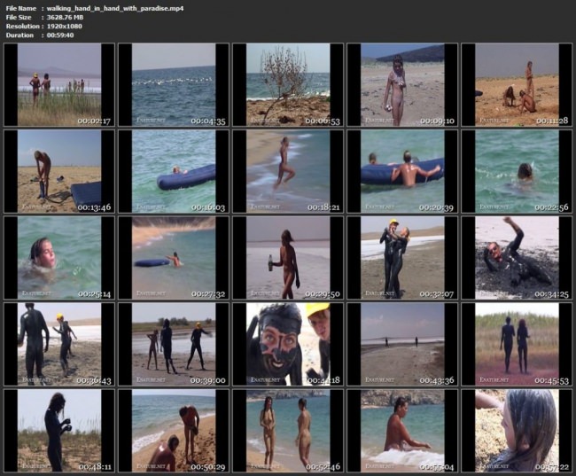 Walking hand in hand with paradise Naturism HD video [ヌーディズムコレクション]