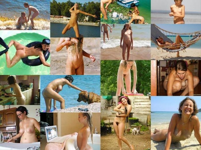 3 Beauty nudism gallery # 8: Funny Moments Of Nudists Life-2, Nudists Housewives-2 And Young Nudists [ヌーディズムコレクション]